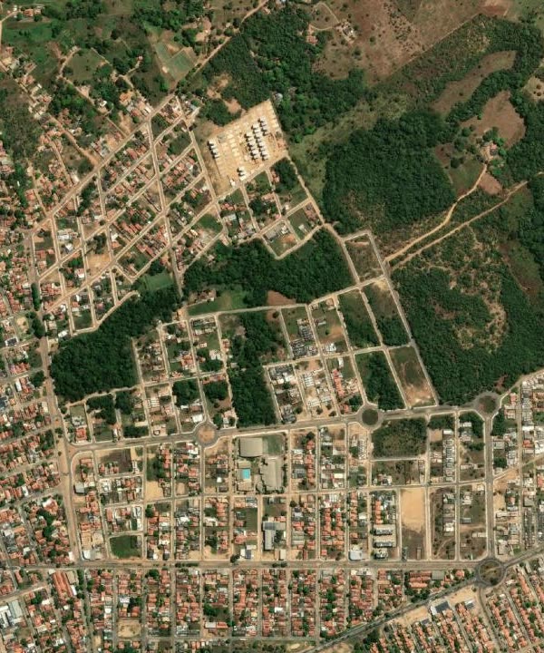 Imagem de satélite: loteador e incorporador