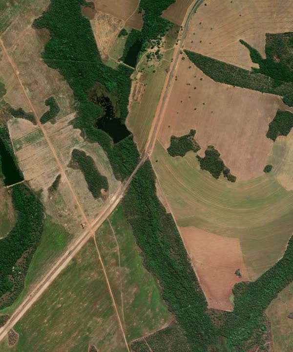 Imagem de satélite: proprietário rural